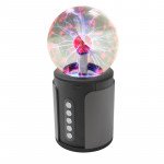 Wholesale Loud Sound Magic Plasma Ball Bluetooth Speaker P2 (Black)